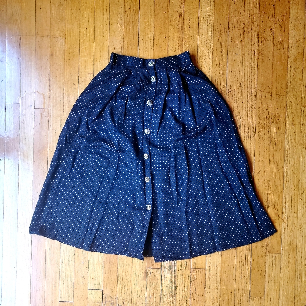 Polka dot circle skirt